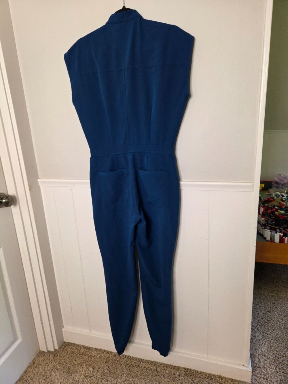 FIGS Blue Rafaela Cargo ScrubJumpsuit™ - Picture 6 of 7